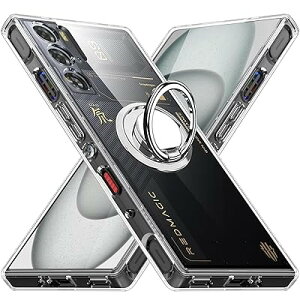 RedMagic 9 Pro �P�[�X �N���A �����O�t�� TPU RedMagic 9 Pro �J�o�[ ��p ���ϖh�~ �ϏՌ� ���^ �ԍڃz���_�[�Ή� ����~�� �����h�~