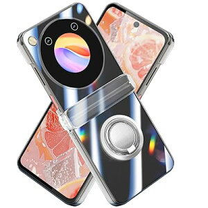 ZTE nubia Flip 5G �P�[�X ZTE Libero Flip 5G �P�[�X �N���A �����O�t�� PC ZTE Libero Flip/nubia Flip 5G �J�o�[ ��p ���ϖh�~ �ϏՌ� ���^ �P�[�X ����~�� �����h�~