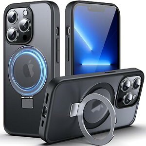 DASFOND iPhone 13 Pro �p �P�[�X [MagSafe �Ή�] 2023 �A�b�v�O���[�h[�I�[���C������] �ČRMIL�K�i�̗����h�~�C���r�W�u�������O�L�b�N�X�^���h �������}�b�g �d�b�P�[�X �J�o�[ iPhone 13Pro 6.1