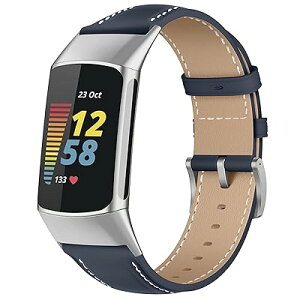 [LanQii] ���U�[�o���h Fitbit charge 6/5 �Ή� �o���h PU���U�[�f�� �x���g �\�t�g �_� �r�W�l�X�� �����x���g ���f�B�[�X&�����Y �v���X�g���b�v Fitbit charge 6/5 (�l�C�r�[)