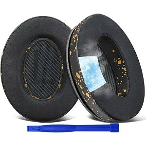 SoloWIT ��p�W�F���p�b�h �C���[�p�b�h Bose QuietComfort 35 & 35ii (QC35 & QC35ii) ���C�����X �w�b�h�z�� �p ���� �C���[�N�b�V���� �w�b�h�z���p�b�h �Չ� �����x�t�H�[�� �⊴�p�b�h �i�u���b�N