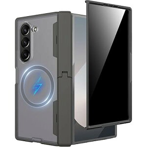 Miimall �Ή� Galaxy Z Fold 7 5G �ی�P�[�X MagSafe�Ή� �`�����h�~�t�B���� �}�O�l�b�g���� �X�^���h �ϏՌ� �q���W�ی� �������}�b�g ���C�����X�[�d ������� �w��h�~ Z �t�H�[���h7 �J�o�[ �i�O