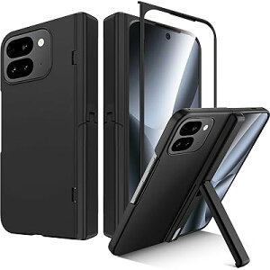 Miimall �Ή� Pixel 10 Pro Fold �P�[�X �t�B������̌^ �X�^���h�@�\ �q���W�ی� �ϏՌ� �Ռ��ی� �h�o ����~�� �S�ʕی� �X���� Case �o���p�[ �O�[�O�� �s�N�Z��10 �v�� �t�H�[���h �X�}�z�J�o�[ 