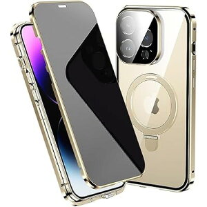 iPhone15Pro �p �P�[�X �`�����h�~ iPhone 15 Pro �P�[�X MagSafe�Ή� ���C�����X�[�d�Ή� �S�ʃJ�o�[ �����O�t�� �X�^���h�@�\ ��̌^�����Y�ی� iphone 15 Pro �J�o�[ ���b�N�� ���ʃP�[�X�}�O�l�b�g��