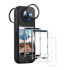 �y2+2+2���zFor Insta360 X4 ��]�� PC �ی�~���[ �����Y�K�[�h �J���������Y�ی�t�B���� 3D�ȖʑΉ� �����ߗ� YCJDP �t���ی�t�B���� �����z�� �������� �C�A�h�~ �w��h�~ ��U�h�~���� �C���X