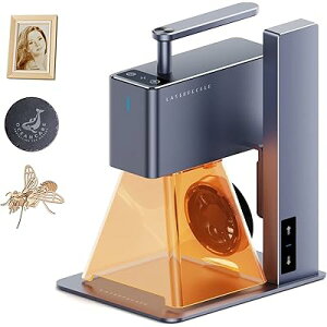 LaserPecker2 ���[�U�[�����@ �ƒ�p ���^ �g�ю����[�U�[���H�@100mmx100mm�����\ 0.05mm�����x 2k���ג��� 36000mm/min�����o�b�`�����\ ���C�u�v���r���[�@�\���� ���{��A�v��&PC���� ���[�U�[��