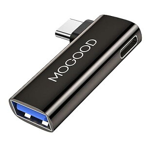 MOGOOD 2 in 1 USB C OTG�A�_�v�^ Type C to USB 3.0 & USB C ����� type-c l�� �ϊ� �A�_�v�^�[ 100W PD�[�d5Gbps�f�[�^�]���A�_�v�^ One Plus Ace 3 Pro�AiPad