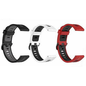 SHEAWA for Garmin(�K�[�~��) Vivoactive 6/5/Forerunner 165/Approach S50/S44 �o���h �x���g 3�_�Z�b�g �����o���h �V���R�� �݊��i �����x���g 20mm �X�g���b�v �A�N�Z�T���[ F