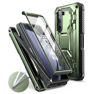 i-Blason Samsung Galaxy Z Fold 5 �P�[�X 5G 2023�N �ČRMIL�K�i�擾 �X�^���h�@�\ �ی�t�B�����t�� 3��Spen�P�[�X�t�� S�y�����[ �ϏՌ� �h�o �S�ʕی� Armorbox�V���[�Y
