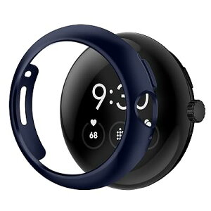 BELIYO �Ή� Google Pixel Watch 3/2/1 �P�[�X �o���p�[ PC�f�� �����^ �s�N�Z���E�H�b�` �J�o�[ ?�ʕی� �ȈՒ��E �y�� �t����������Ȃ��^�C�v ����t���[��(Series 2/1�C�u���[)