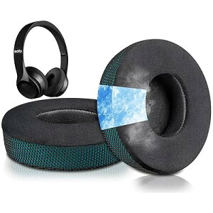 SoloWIT ��p�W�F�� �p�b�h �C���[�p�b�h Beats Solo 2 & Solo 3 Wireless (B0534/A1796) �p �����p�b�h �w�b�h�p�b�h �m�C�Y�A�C�\���[�V���� �����x�t�H�[�� ����p�b�h �⊴ �] �_�[�N�O���[��