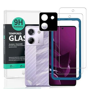 Ibywind �Ή� Xiaomi Poco M7 pro 5G �K���X�t�B���� 2 ���ی�t�B���� �K�C�h�g�t�� �����Y�J�o�[�i1���j�w�ʃV�[�g�i1���j ���菝�h�~�ϏՌ��d�x 9H�����K���X�t�B�����y���炩�Ȏ�G��z�y�C�A�[