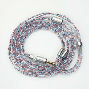 HiFiGo JUZEAR Flare IEM�A�b�v�O���[�h�P�[�u�� hifi�C���z�����P�[�u�� 6N�P������+�P�������⃁�b�L���� 0.78mm 2-pin 3.5mm+4.4mm���Ή� 4�c280�{��d�����\�� 1.2m 4��m�����b�L�����v���O