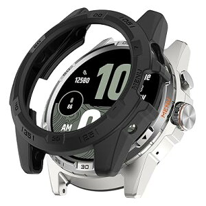 SHEAWA for Ticwatch Atlas �P�[�X �J�o�[ �ی�P�[�X TPU�S�� �ی�J�o�[ �ϏՌ� �A�N�Z�T���[ (�u���b�N)