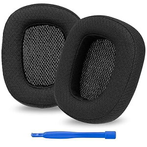 Linkidea �C���[�p�b�h �݊��� �p�b�h ���W�N�[�� Logitech G433, G533, G633, G635, G933, G935 �w�b�h�z���ɑΉ� �p�b�h �C���[�N�b�V����/�C���[�J�b�v (���b�V���t�@�u���b�N/�u���b)
