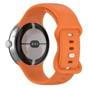 [Miitech] �o���h Google Pixel Watch 4 / 3 45 mm Pixel Watch 4 / 3 / 2 / 1 41mm �Ή� �����x���g �V���J�Q���� �������� �_�炩�y�� �ʋC �j�����p �݊��� (�I�����W)