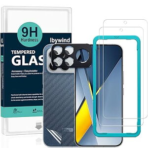 Ibywind �Ή� Xiaomi Poco F8 Ultra/Redmi K90 Pro Max 5G �K���X�t�B���� 2 ���ی�t�B���� �K�C�h�g�t�� �����Y�J�o�[�i1���j�w�ʃV�[�g�i1���j ���菝�h�~�ϏՌ��d�x 9H�����K���X�t�B�����y���炩��