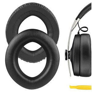 Geekria �C���[�p�b�h QuickFit �݊��� �p�b�h �[���n�C�U�[ Sennheiser MM550-X, PX360, PX360-BT, Mm450-X �w�b�h�z���ɑΉ� �p�b�h �C���[/�C���[�J�b�v (�v���e�C�����U�[/�u���b�N)