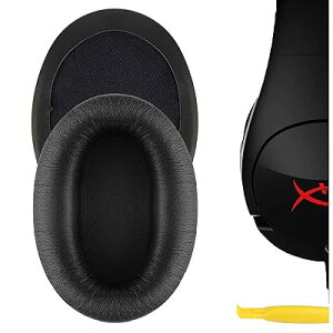 Geekria �C���[�p�b�h�݊��� �p�b�h HyperX Cloud Flight, Cloud Flight S, Cloud Stinger Gaming �w�b�h�z���ɑΉ� �p�b�h �C���[/�C���[�J�b�v �v���e�C�����U�[ (�u���b�N)