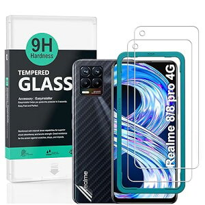 Ibywind �Ή� Realme 8/8 Pro 4G �K���X�t�B���� 2 ���ی�t�B���� �K�C�h�g�t�� �w�ʃV�[�g�i1���j ���菝�h�~�ϏՌ��d�x 9H�����K���X�t�B�����y���炩�Ȏ�G��z�y�C�A�[���z�y�w��F�ؑΉ� ��