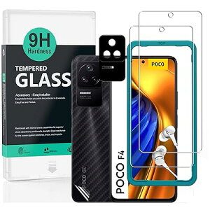 Ibywind �Ή� Xiaomi Poco F4 5G �K���X�t�B���� 2 ���ی�t�B���� �K�C�h�g�t�� �����Y�J�o�[�i1���j�w�ʃV�[�g�i1���j ���菝�h�~�ϏՌ��d�x 9H�����K���X�t�B�����y���炩�Ȏ�G��z�y�C�A�[��