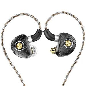 LINSOUL TRN TA3 2DD+1BA�n�C�u���b�h�^HiFi�_�C�i�~�b�N�C���z�� ���^�݌v���̗p�L���r�e�B ���P�[�u���\ 3.5mm�X�e���I�v���O (10mm�ቹ�{6mm������)�x�����E�����b�L�_�C�i�~�b�N�h���C�o�[ �l