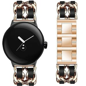 Lamsaw for Google Pixel �X�}�[�g�E�H�b�` �o���h, �v�v���X���^�� �x���g ����f�U�C�������o���h �Ή� Google Pixel/pixel watch 2/pixel watch 3(41mm)�E�H�b�` (���[�Y�S�[���h-