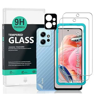 Ibywind �Ή� Xiaomi Redmi Note 12 4G �K���X�t�B���� 2 ���ی�t�B���� �K�C�h�g�t�� �����Y�J�o�[�i1���j�w�ʃV�[�g�i1���j ���菝�h�~�ϏՌ��d�x 9H�����K���X�t�B�����y���炩�Ȏ�G��z�y�C�A