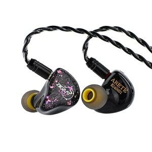 Linsoul ZiiGaat×Fresh Review Arete 1DD+4BA�n�C�u���b�h�^�u���b�N�n�C�G���hHiFi�C���t�H�� ����10mm�o�C�I�Z�����[�X�U���_�C�i�~�b�N�h���C�o�[ �A�����J��Knowles�o�����X�h�E�A�[�}�`���A�h��