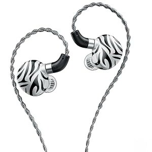 Linsoul TRN White Tiger�n�C�u���b�h�^(2DD+1���ʋ쓮�U����)�n�C�G���hHiFi�C���i�[�C���[�C���t�H�� 6mm�̕��ʋ쓮�U����10.5mm+8mm�̃f���A���_�C�i�~�b�N�h���C�o�[�̑g�ݍ��킹 �����\�ȃm�Y