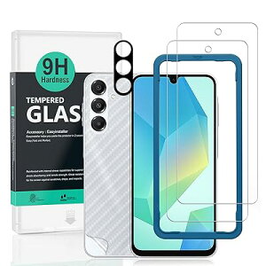 Ibywind �Ή� Samsung Galaxy A16 4G/5G �K���X�t�B���� 2 ���ی�t�B���� �K�C�h�g�t�� �����Y�J�o�[�i1���j�w�ʃV�[�g�i1���j ���菝�h�~�ϏՌ��d�x 9H�����K���X�t�B�����y���炩�Ȏ�G��z�y�C�A