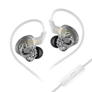 Linsoul KZ Dawn 10mm �����`�_�C�i�~�b�N�h���C�o�[HiFi�L���C���z�� �C���[���j�^�[ �⃁�b�L/OFC�t���b�g�P�[�u�� �}�C�N�t���o�[�W���� 10mm����a�_�C�i�~�b�N�h���C�o�[�Ɗg�傳�ꂽ�{�C�X�R