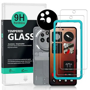 Ibywind �Ή� Nothing Phone (3a) Pro 5G �K���X�t�B���� 2 ���ی�t�B���� �K�C�h�g�t�� �����Y�J�o�[�i1���j���菝�h�~�ϏՌ��d�x 9H�����K���X�t�B�����y���炩�Ȏ�G��z�y�C�A�[���z�y�w��F��