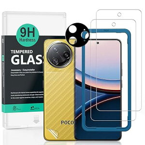 Ibywind �Ή� Xiaomi Poco F7 Ultra 5G �K���X�t�B���� 2 ���ی�t�B���� �K�C�h�g�t�� �����Y�J�o�[�i1���j�w�ʃV�[�g�i1���j ���菝�h�~�ϏՌ��d�x 9H�����K���X�t�B�����y���炩�Ȏ�G��z�y�C�A