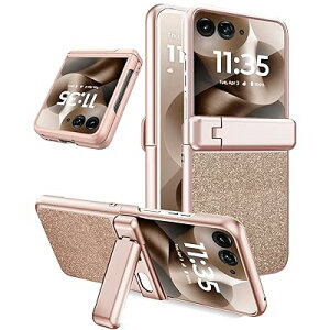 NINKI�K��Moto Razr 60 Ultra 2025�p�P�[�X �L���L������ �l�C ������� �q���W�ی� ���킢�� �ی�t�B�����t�� �Ռ��ی� �X�^���h�@�\ �҂��҂� �܂肽���� �T�u��ʕی� ��G��ǂ� �ϏՌ� �f�U�C