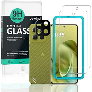 Ibywind �Ή� Motorola Moto G86/G86 Power 5G �K���X�t�B���� 2 ���ی�t�B���� �K�C�h�g�t�� �����Y�J�o�[�i1���j�w�ʃV�[�g�i1���j ���菝�h�~�ϏՌ��d�x 9H�����K���X�t�B�����y���炩�Ȏ�G��z�y