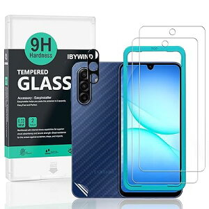 Ibywind �Ή� Samsung Galaxy A17 4G/5G �K���X�t�B���� 2 ���ی�t�B���� �K�C�h�g�t�� �����Y�J�o�[�i1���j�w�ʃV�[�g�i1���j ���菝�h�~�ϏՌ��d�x 9H�����K���X�t�B�����y���炩�Ȏ�G��z�y�C�A