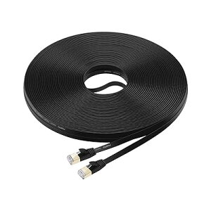 FOSTO Cat7 LAN�P�[�u�� 20M �C�[�T�l�b�g�P�[�u�� �J�e�S���[7 �E���g���t���b�g�P�[�u�� ���� STP �����b �ܐ܂�h�~ RJ45 for PS4 Xbox���[�^�[ 10Gbps/600MHz �Ɩ��p ���O�p �����b�L�R�l�N�^-