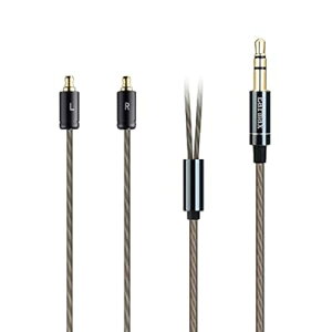 6N OFC Sennheiser �[���n�C�U�[ IE100 IE400 IE500 �Ή� �����p �w�b�h�z���P�[�u�� �y�v���O 3.5mm�z iPhone/Android �ɑΉ� ���P�[�u�� �w�b�h�z�� �r�o�{ �A�b�v�O���[�h�R�[�h �P�[�u���R�[�h