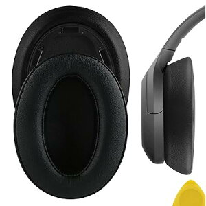 Geekria �C���[�p�b�h�݊��� �p�b�h �\�j�[ Sony WH-H910N Wireless Noise-Canceling �w�b�h�z���ɑΉ� �p�b�h �C���[/�C���[�J�b�v (�v���e�C�����U�[/�u���b�N)