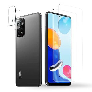 �y2+2���Z�b�g�zXiaomi Redmi Note 11�K���X�t�B�����i2������j�{�J�����t�B�����i2������j9H�����K���X �t���ی�t�B����+�����Y�ی�t�B���� �����ߗ� �ϏՌ� ������ �C�A�h�~ ��U�h�~ ����