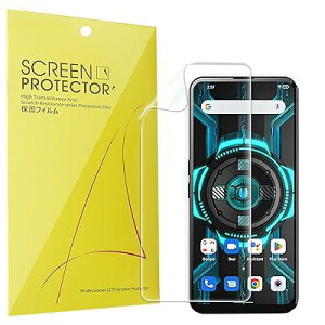 Lamshaw for Unihertz Luna�X�}�[�g�t�H�� �ی�t�B����, [6���g] 4H�d�x TPU �ی�t�B���� �X�N���[���v���e�N�^�[ �J�o�[ �t���t�B���� �Ή� Unihertz Luna�g�ѓd�b (6��)
