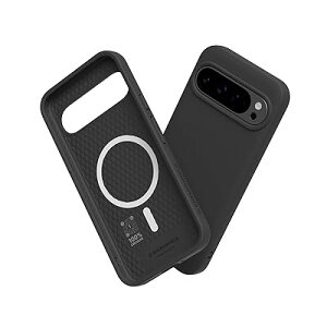 RHINOSHIELD [Pixel 9 Pro XL] SolidSuit �P�[�X MagSafe�Ή� �Ϗ�? �ČRMIL�K�i �Ռ��z�� �� �w�� �h�~ ���^ �y�� SGS�F�� - �u���b�N