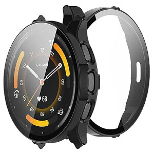 Yaodle GARMIN Venu 3 �J�o�[ PC�f�� (�K�[�~��) GARMIN Venu 3 �P�[�X �K���X�t�B������̌^ �S�ʕی� ��d�\�� �h�o ���{���Ɏq�� �L�Y�h�~ �y��(�u���b�N)