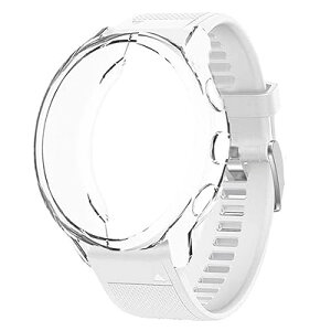 Lamshaw Garmin Approach S62 �P�[�X, �V���R�[�� TPU �P�[�X + �V���R�[�� �o���h �Ή� Garmin Approach S62 (���o���h+�����P�[�X)
