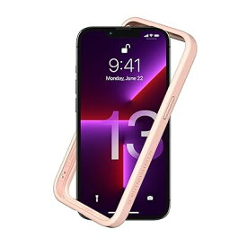 RhinoShield [iPhone 13 / 13 Pro] CrashGuard NX バンパー ケース 耐衝擊 米軍MIL規格 衝撃吸収 傷 指紋 防止 薄型 軽量 SGS認証 - ブラッシュピンク