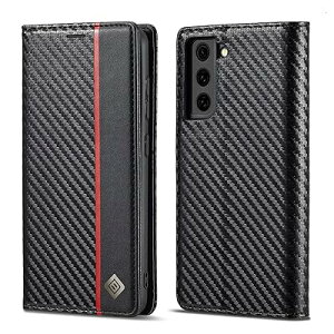 ZTOFERA Samsung Galaxy S21 5G �P�[�X �蒠�^ Galaxy S21 �P�[�X �蒠�^ �}�O�l�b�g�� �T���X���M�����N�V�[ S21 �X�}�z�P�[�X PU ���U�[ ������� �J�[�h���[ �l�C �X�^���h�\ �ϏՌ� ��� �S�ʕی�