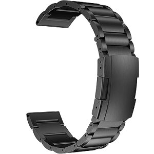 MaKTech �`�^���o���h�A22mm�y�ʃ����s�[�X���^�������N�u���X���b�g�ASamsung Galaxy Watch 3 45mm/46mm,HuaWei Watch 4/3 & Ultimate/GT 4/3 46mm Pro,Amazfit G