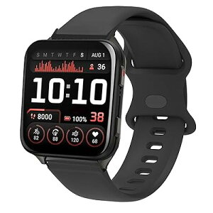 [Lamshaw] for Garmin Venu X1 �X�}�[�g�E�H�b�`�o���h,22mm �V���R���r���v�����o���h�A�ւ��x���g�A�y�� �h�� ������ꃉ�o�[�x���g �X�g���b�v �Ή� Garmin Venu X1 �X�}�[�g�E�H�b�` (�u���b�N, 24m