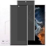 For Galaxy S23 Ultra ガラスフフィルム 【覗き見防止 2枚入り】S23Ultra フィルムプライバシー 保護 フ…